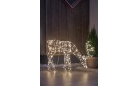 Star Trading LED-Figur Silhouette Rentier Atja, 64 cm, Weiss