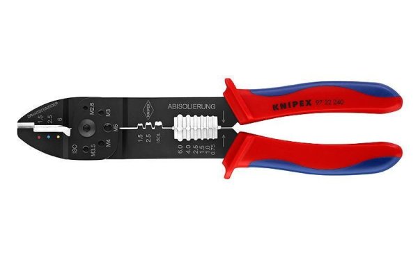 Knipex Crimpzange 240 mm Oval-, F-Crimp