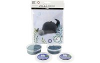 Creativ Company Bastelset Mini Wal und Kalb 2-teilig, Grau/Blau