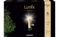 Lumix LED Baumkerze SuperLight Mini, Elfenbein, 6er-Set