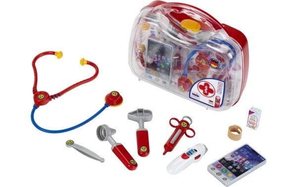 Klein-Toys Arzt Koffer mit elektrischem Smartphone und Thermometer