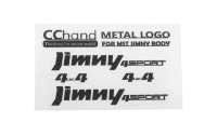 RC4WD Aufkleber Metal Emblems MST 1/10 CMX Jimny J3 Schwarz