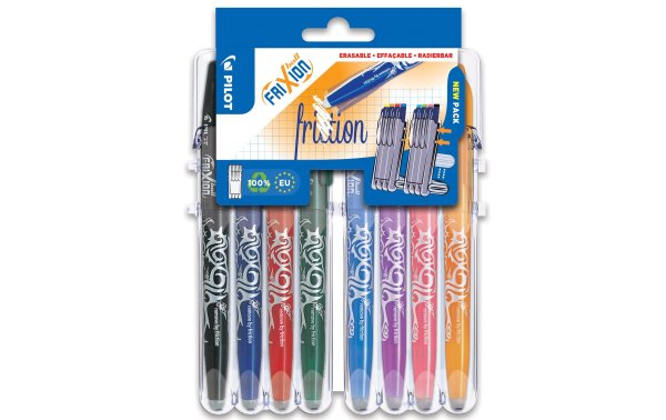 Pilot Rollerball FriXion ball SEt2Go 0.7 mm, 8 Stück