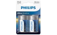 Philips Batterie Ultra Alkaline D 2 Stück