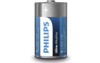 Philips Batterie Ultra Alkaline D 2 Stück