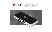Club 3D Dockingstation CSV-1591 4-in-1 USB 3.1 Typ C 4K60 Hz