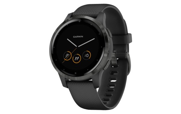 GARMIN GPS-Sportuhr Vivoactive 4 s Schwarz/Silber