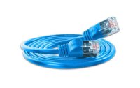 SLIM Slimpatchkabel  Cat 6, U/FTP, 0.5 m, Blau