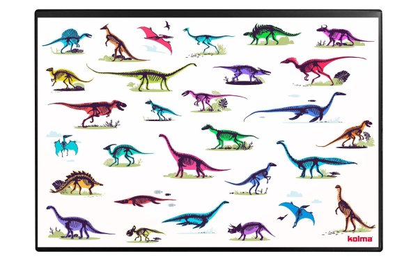 Kolma Schreibunterlage Undercover Poster Dinosaurier, 50 x 34 cm