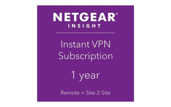Netgear Lizenz Insight Business VPN 15 User (75 Devices) 1 Jahr