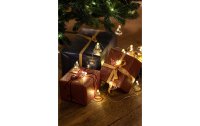 Sirius Weihnachtslichterkette Tiffany Glocke, 8 × Lampen, Rot