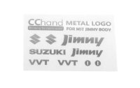 RC4WD Aufkleber Metal Emblems MST 1/10 CMX Jimny J3 Silber
