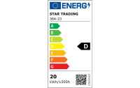 Star Trading Lampe LED High Lumen, 20 W, E27, Tageslichtweiss (Kaltweiss)