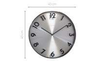 NeXtime Wanduhr Reflection Ø 40 cm, Grau