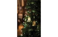 Sirius Weihnachtskugel Luna Glocke, Ø 9 cm, Braun