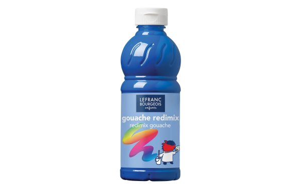 LEFRANC Temperafarben Redimix 500 ml, Blau