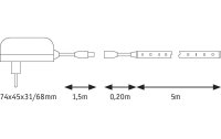Paulmann LED-Stripe SimpLED 3000 K, 5 m Rolle