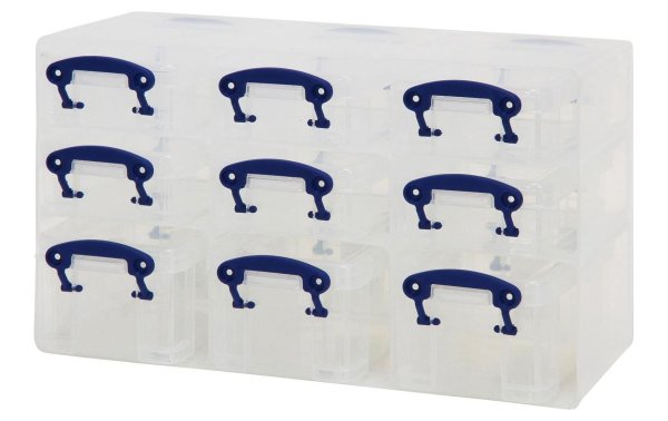 Really Useful Box Schubladenbox 6 x 0.2 l, 3 x 0.3 l Transparent