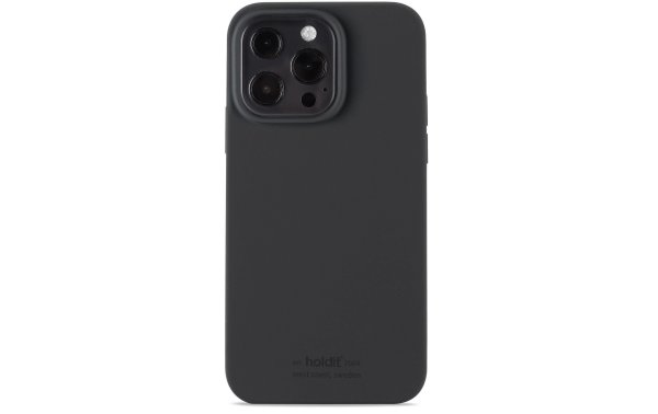 Holdit Back Cover Silicone iPhone 13 Pro Schwarz