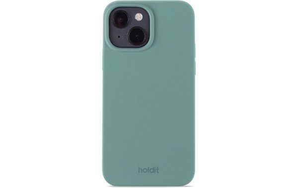 Holdit Back Cover Silicone iPhone 14 Grün