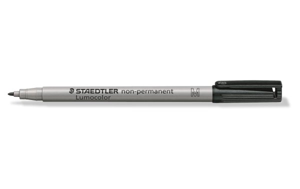 Staedtler Folienstift Lumocolor 315 M Schwarz, wasserlöslich