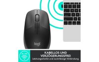 Logitech Maus M190 Anthrazit/Schwarz, kabellos