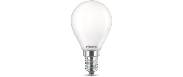 Philips Lampe LED classic 60W E14 CW P45 FR ND Neutralweiss