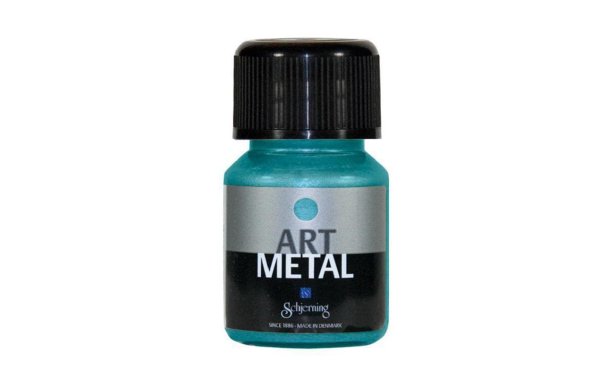 Schjerning Metallic-Farbe Art Metal 30 ml, Cosmic Türkis