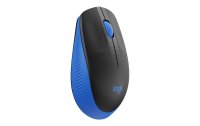 Logitech Maus M190 Blau/Schwarz, kabellos