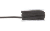 Glorex Lederband Velour 3 mm x 2 m, Schwarz