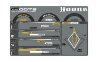 Arrma Kompletträder DBoots Hoons 42/100 2.9, White 2 Stück