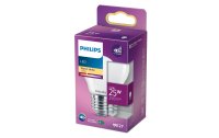 Philips Lampe LEDcla 25W E27 P45 WW FR ND Warmweiss