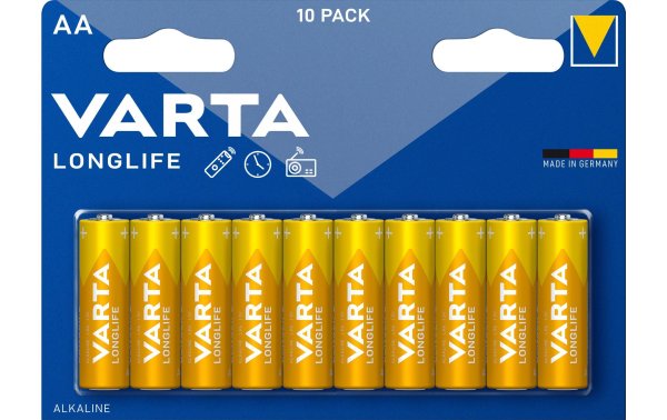 Varta Batterie Longlife AA 10 Stück