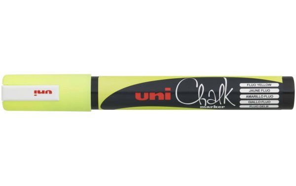 Uni Kreidemarker Uni CHALK 1.8-2.5 mm Fluo Gelb