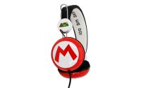 OTL On-Ear-Kopfhörer Super Mario Icon Dome Mehrfarbig; Rot