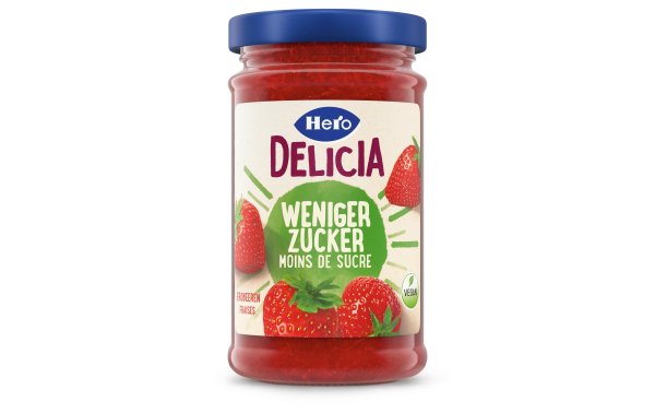 Hero Erdbeerkonfitüre Weniger Zucker 220 g