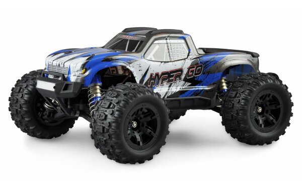 Amewi Monster Truck Hyper GO Brushed 4WD GPS, Blau 1:16, RTR