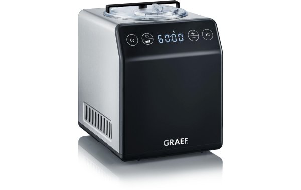 Graef Glacemaschine IM 700 2 l, Schwarz/Silber