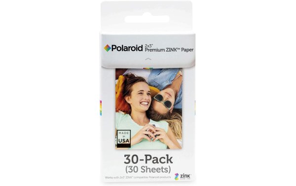 Polaroid Sofortbildfilm Zink Premium 2 x 3" – 30 Blatt