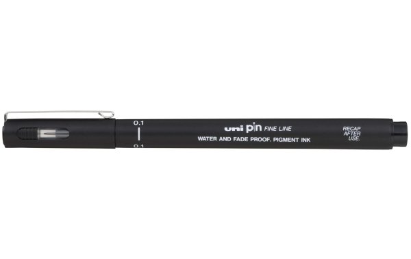 Uni Fineliner PIN 0.1 mm, Schwarz