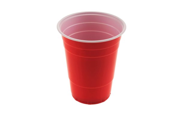 FTM Einwegbecher Beer Pong , 50 Stück, Rot