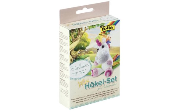 Folia Häkelset Mini Einhorn