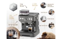 Trisa Siebträgermaschine Barista Plus Grau