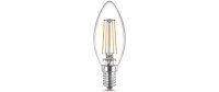 Philips Lampe LEDcla 40W E14 B35 WW CL ND 3PF Warmweiss, 3 Stück