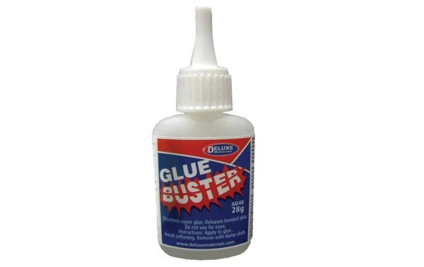 Deluxe Materials Sekundenkleber Glue Buster 1 Stück, Transparent