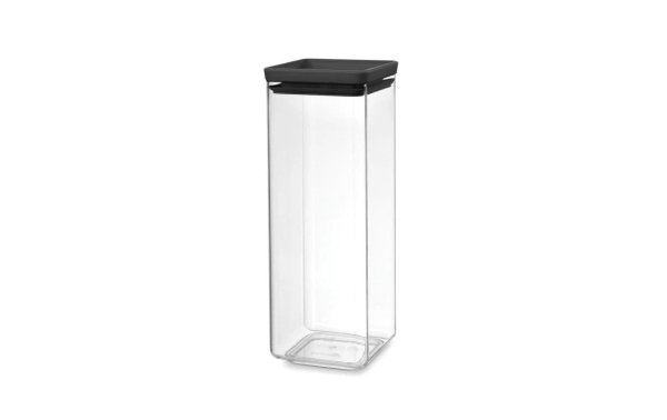 Brabantia Vorratsbehälter Tasty 2.5 l, Schwarz/Transparent