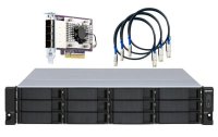 QNAP TL-R1200S-RP 12-bay 12 Einschübe 2U RM, mit QXP PCIe-Karte