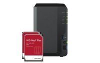 Synology NAS DiskStation DS223, 2-bay WD Red Plus 16 TB