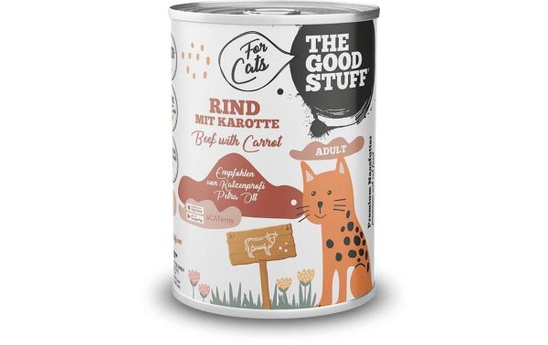 The Goodstuff Nassfutter Rind mit Karotte Adult 400g