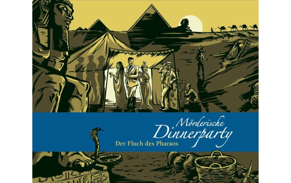 Blaubart Verlag Partyspiel Mörderische Dinnerparty: Der Fluch des Pharaos